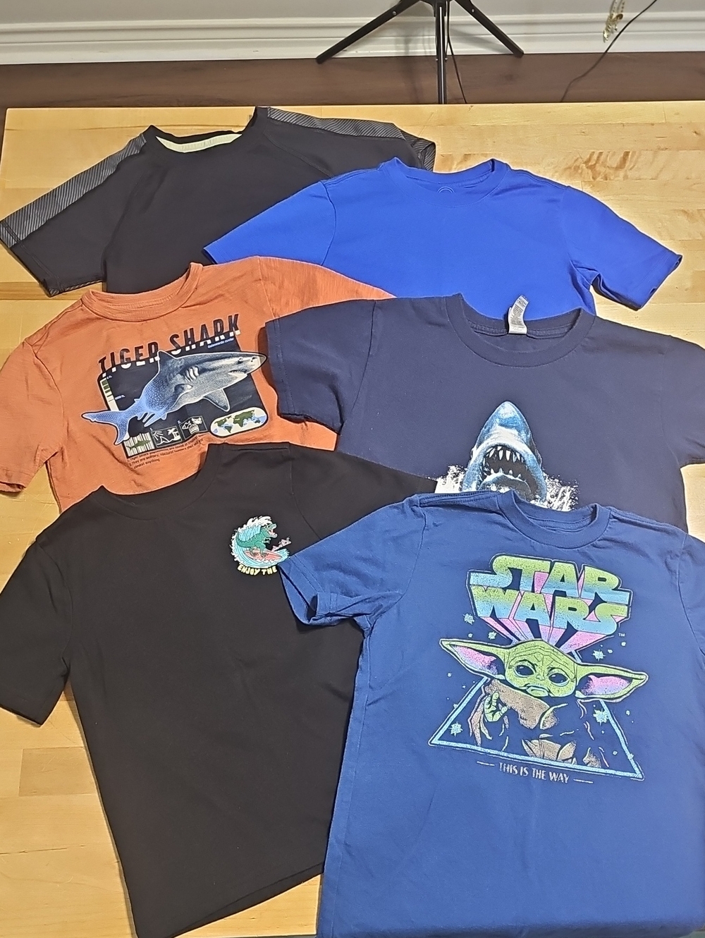 Boys Size 6 6/7 Shirt Bundle 6 Pieces Short Sleeves